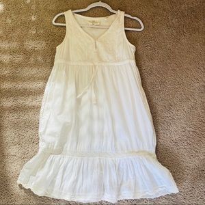 H&M white sleeveless Dress size 4